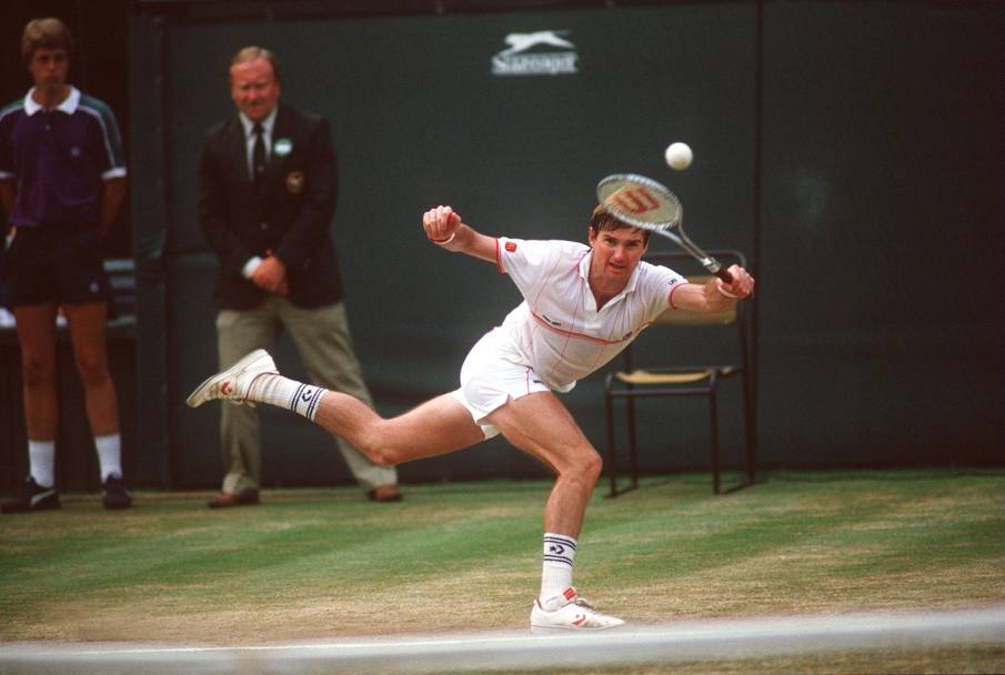 29 giugno 1991: Jimmy Connors a Wimbledon gioca il 100 match e batte al secondo turno Aaron Krickstein per 6-3 6-2 6-3.